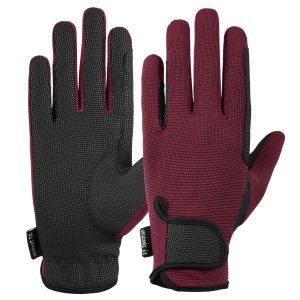 Burgundy 4 Way Gloves
