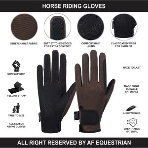 Brown 4 Way Gloves